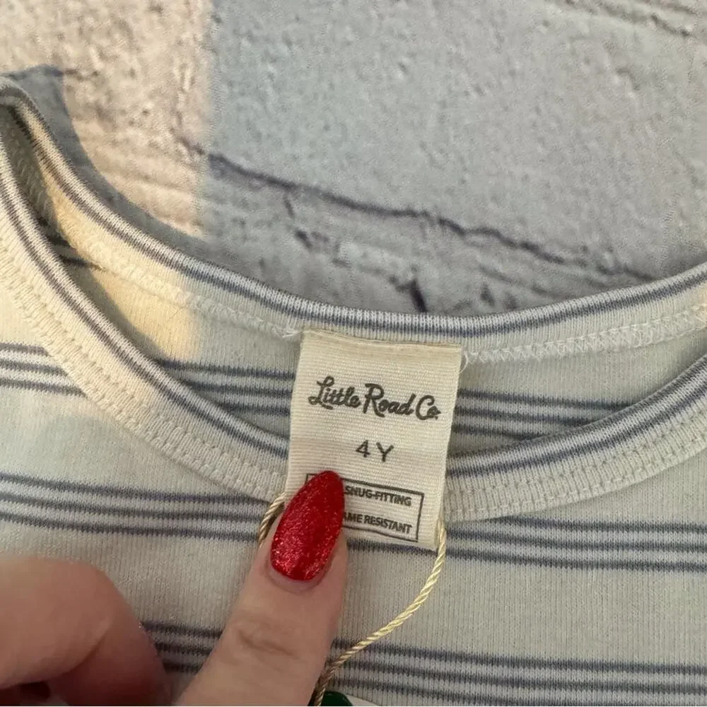 Little Road Co Striped Shorts Set